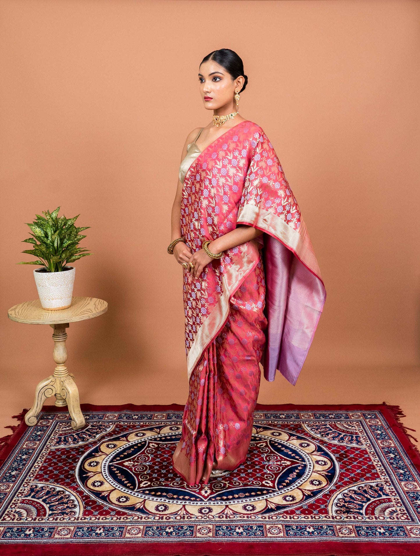 Bageecha Handwoven Banaras Saree