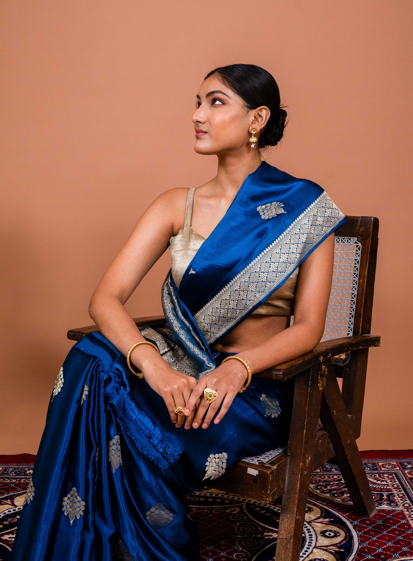 Tribhog Handwoven Banaras Saree