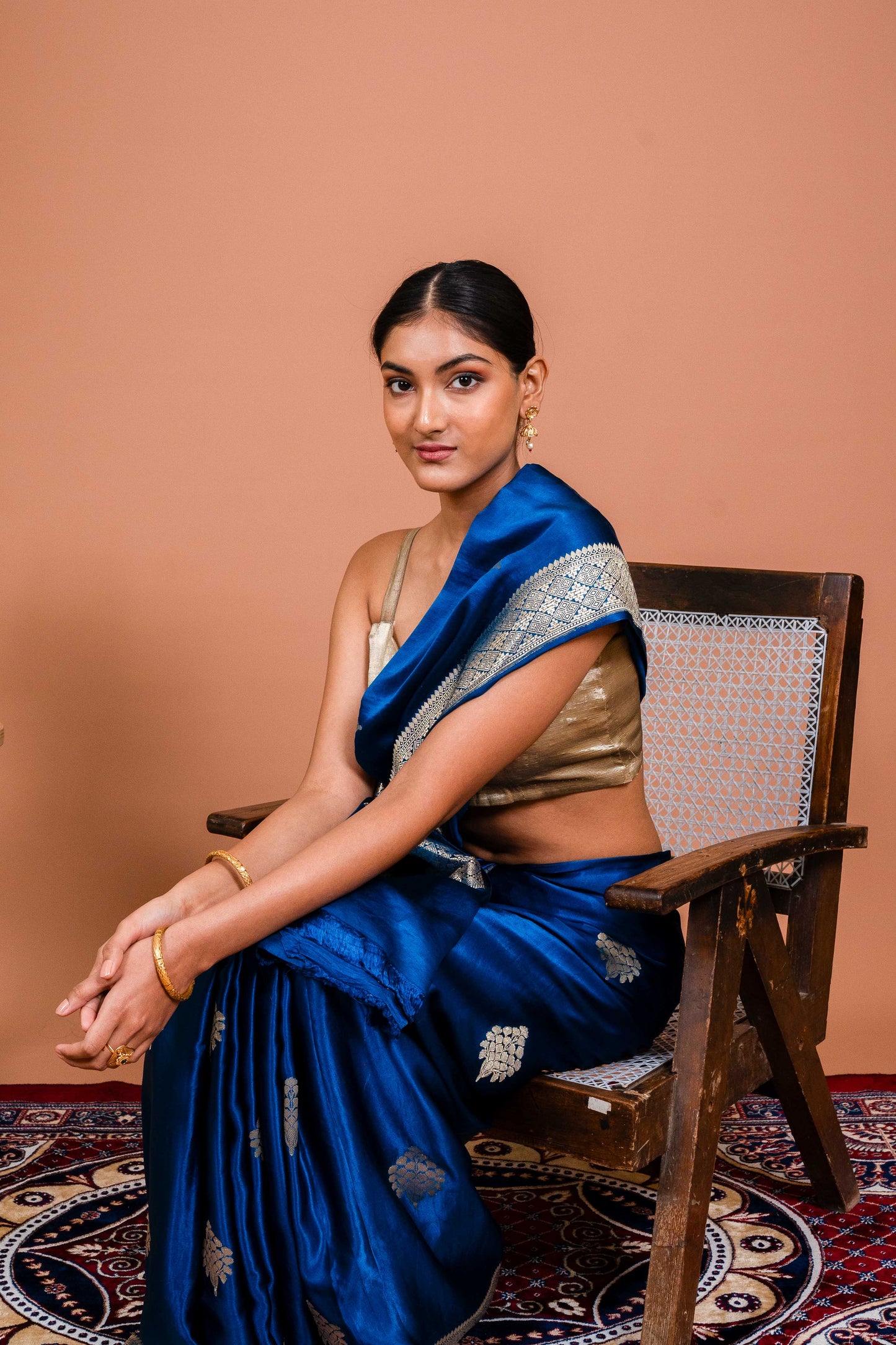 Tribhog Handwoven Banaras Saree