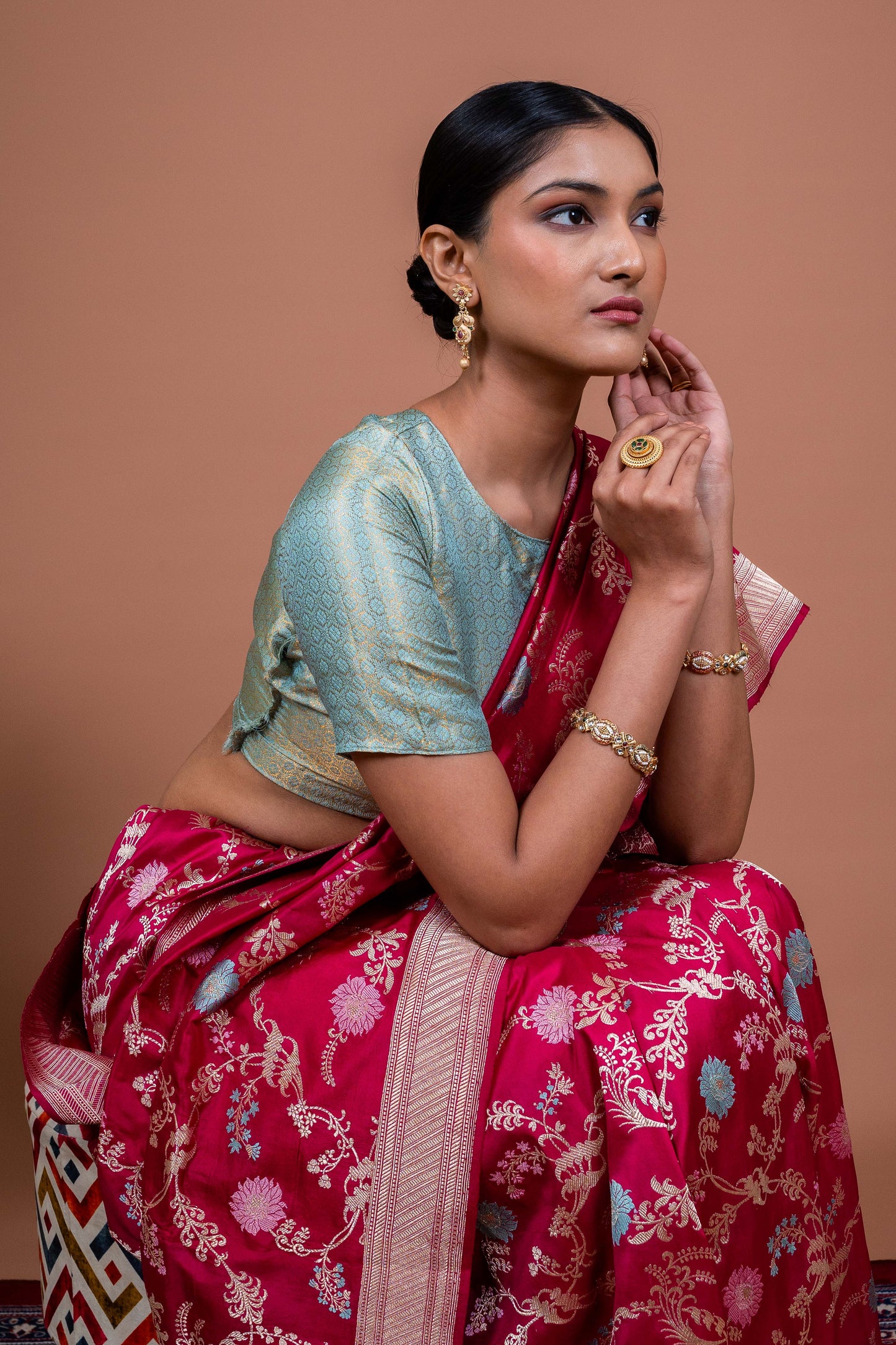 Mehreem Handwoven Banaras Saree