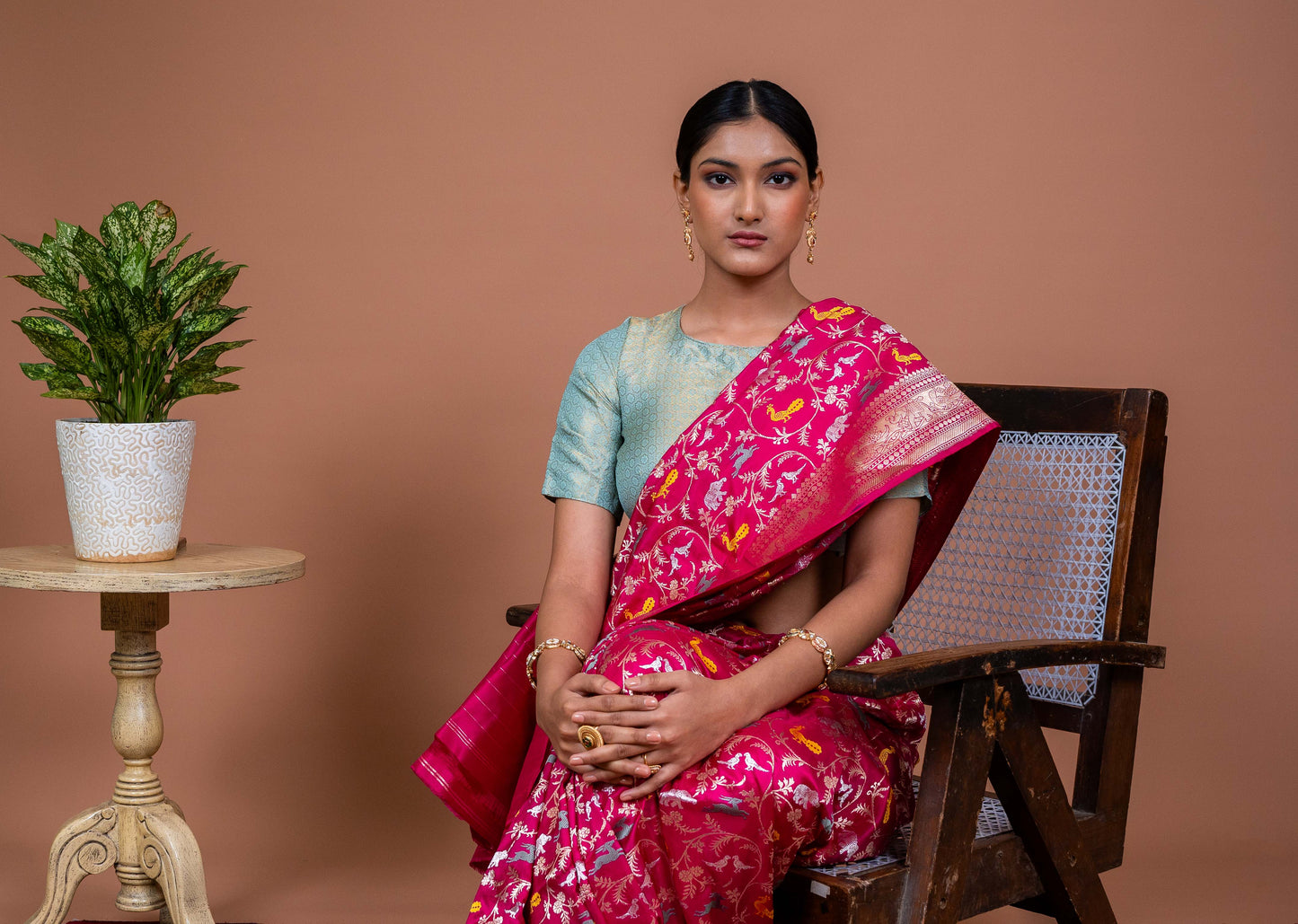 The Shikargah Handwoven Banaras Saree