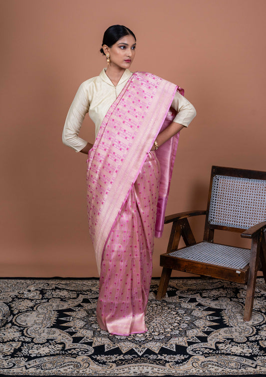 Gul Handwoven Banaras Saree