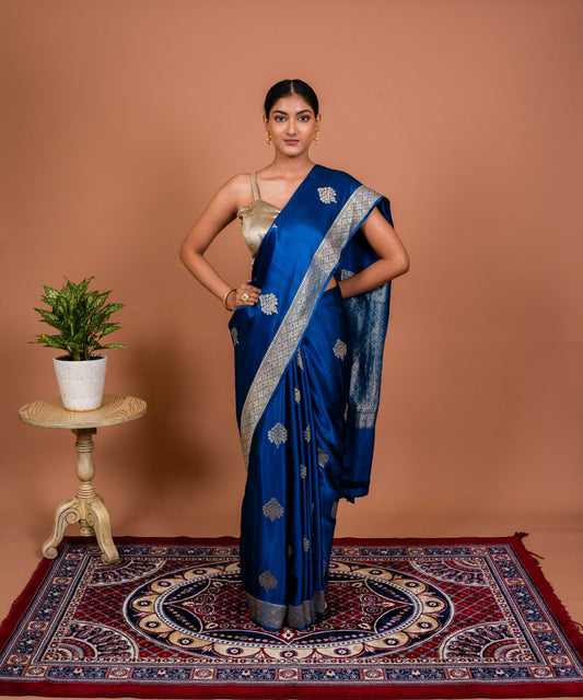 Tribhog Handwoven Banaras Saree