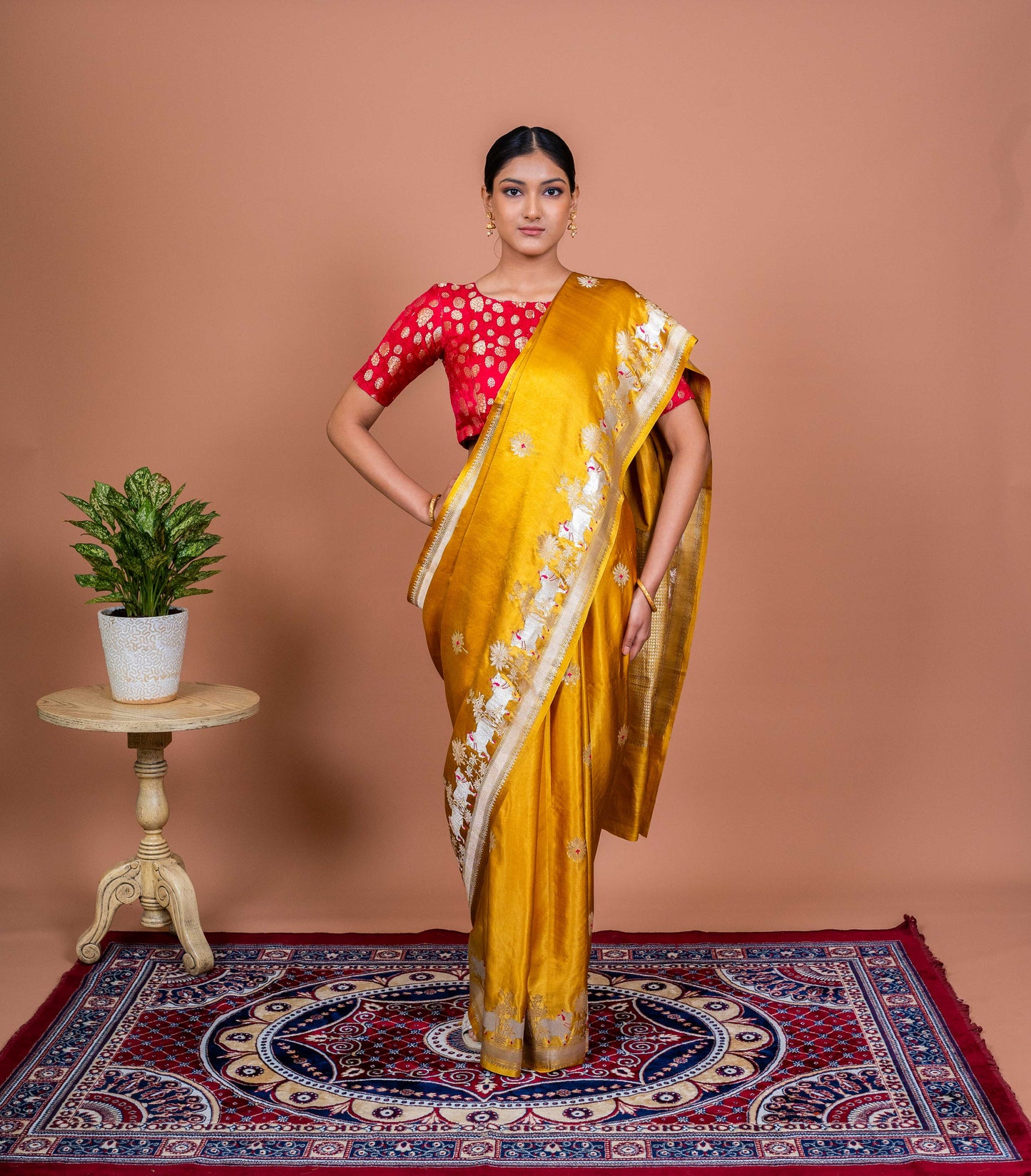 Nandi Handwoven Banaras Saree