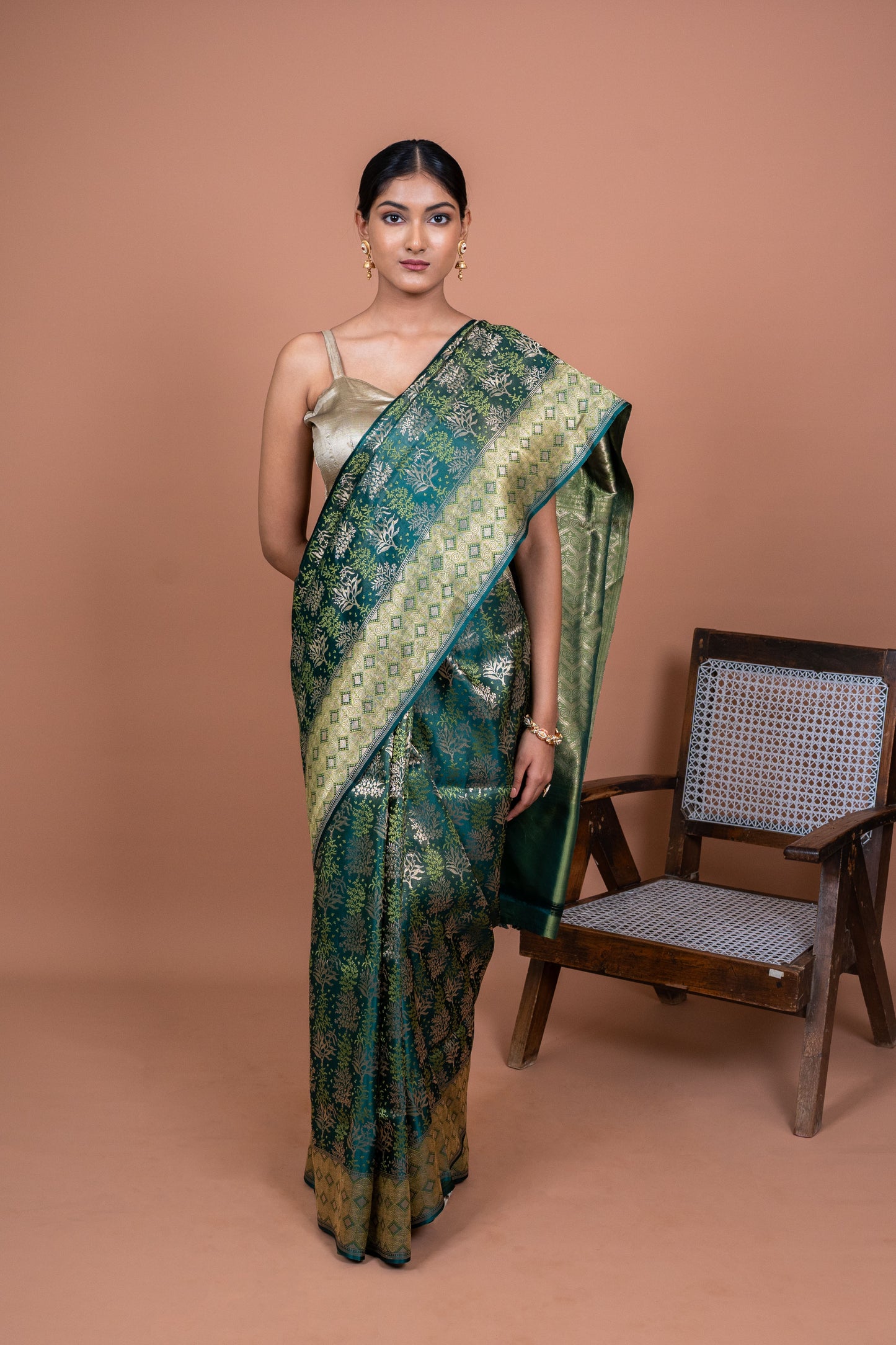 Vrinda Handwoven Banaras Saree