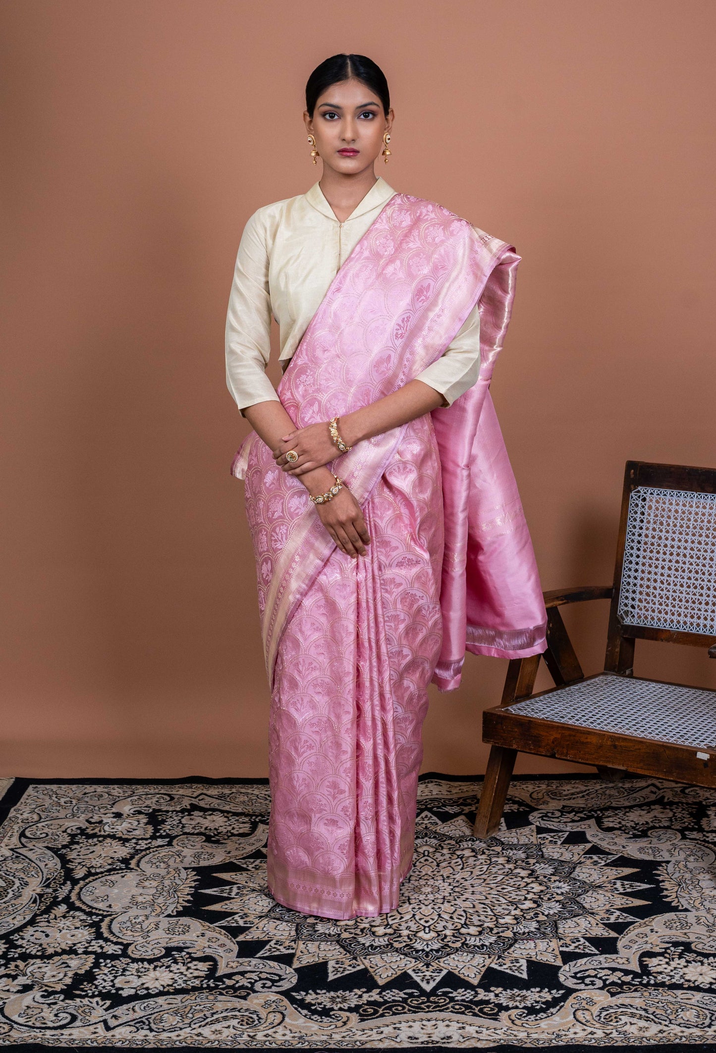 Vana Tanchhoi Handwoven Banaras Saree
