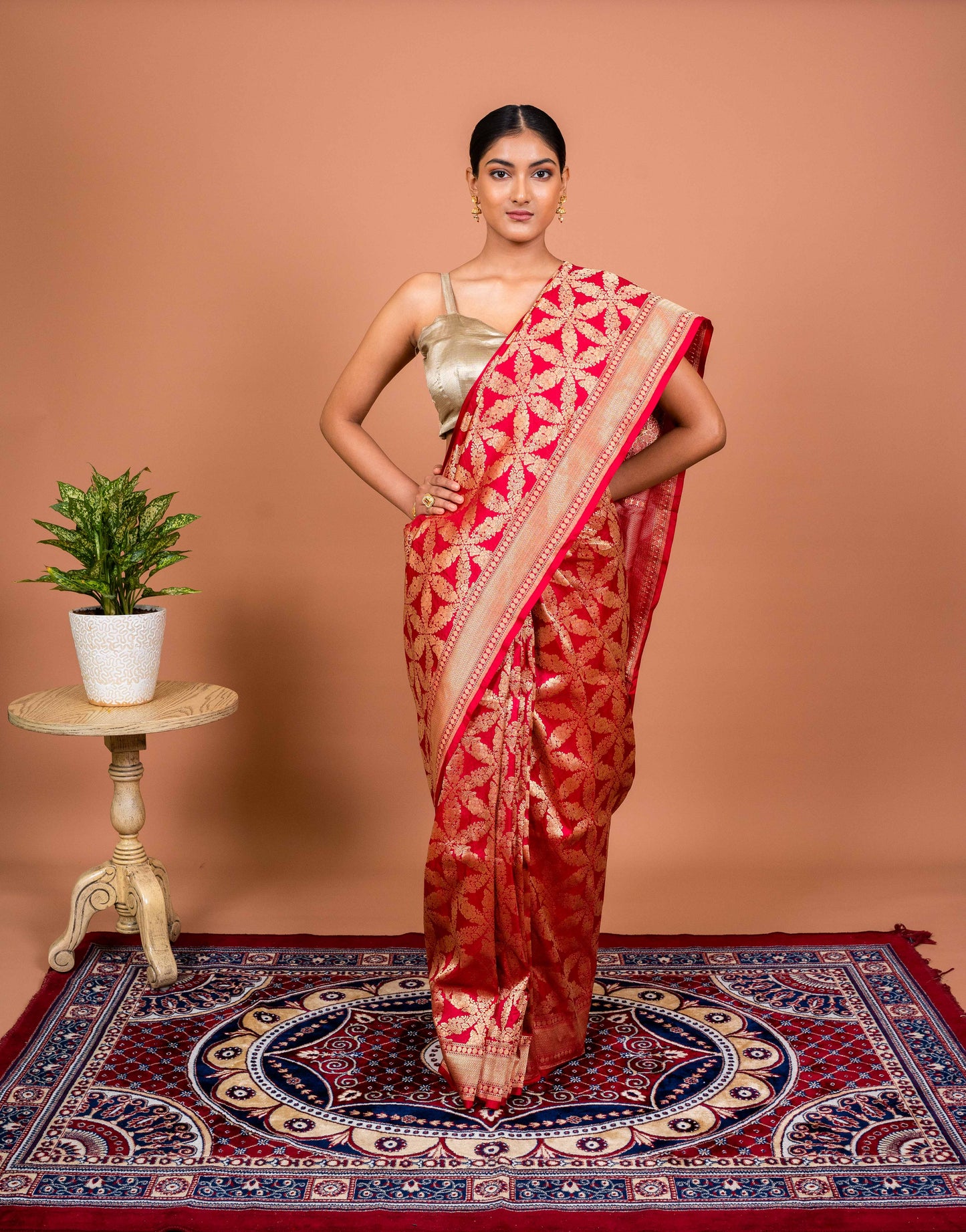 Nasreen Handwoven Banaras Saree