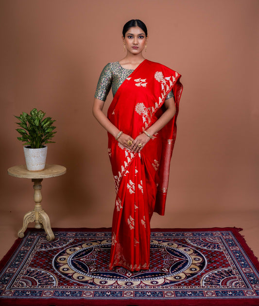 Parinda Handwoven Banaras Saree