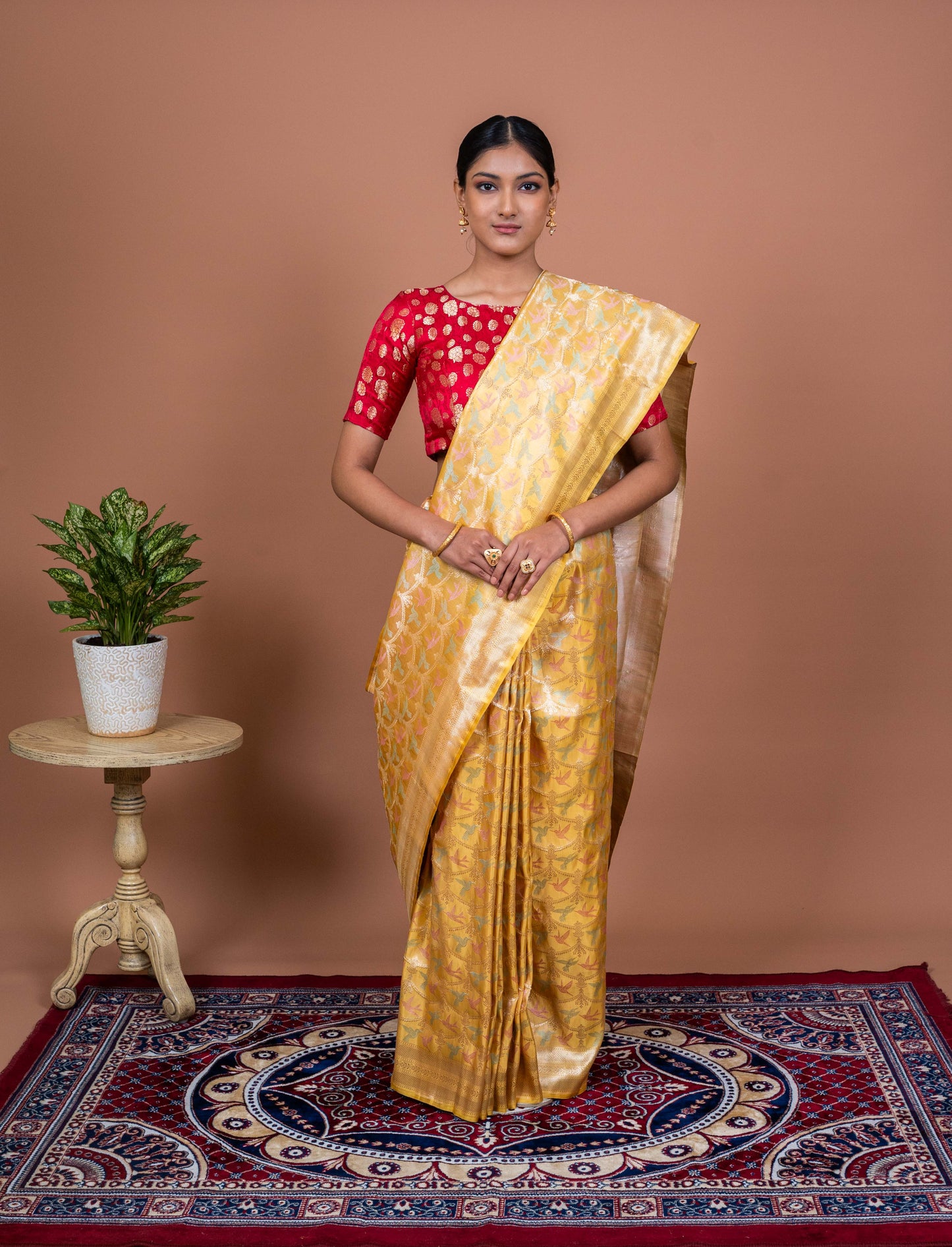 Chidiya Handwoven Banaras Saree