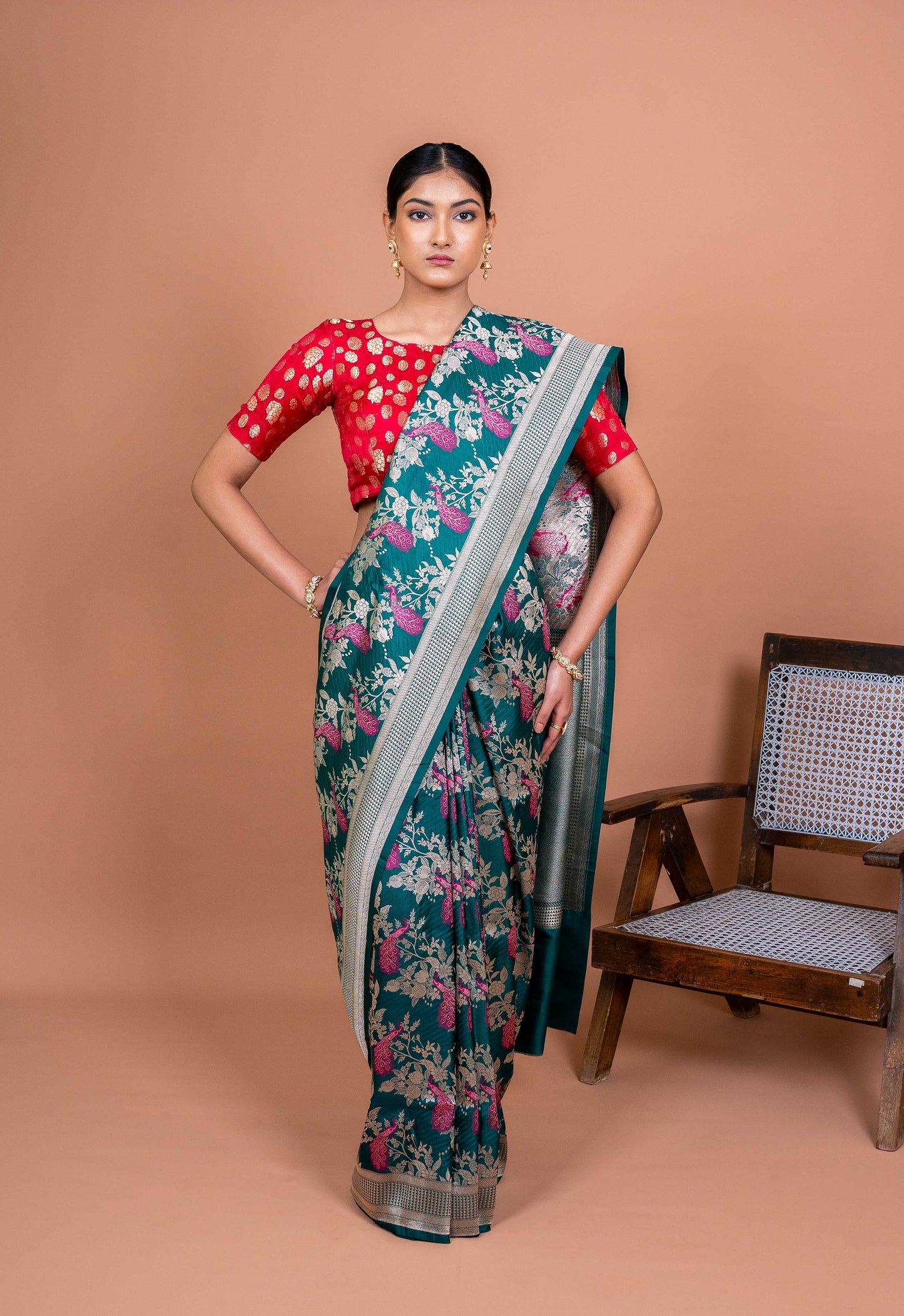 Gul Handwoven Banaras Saree