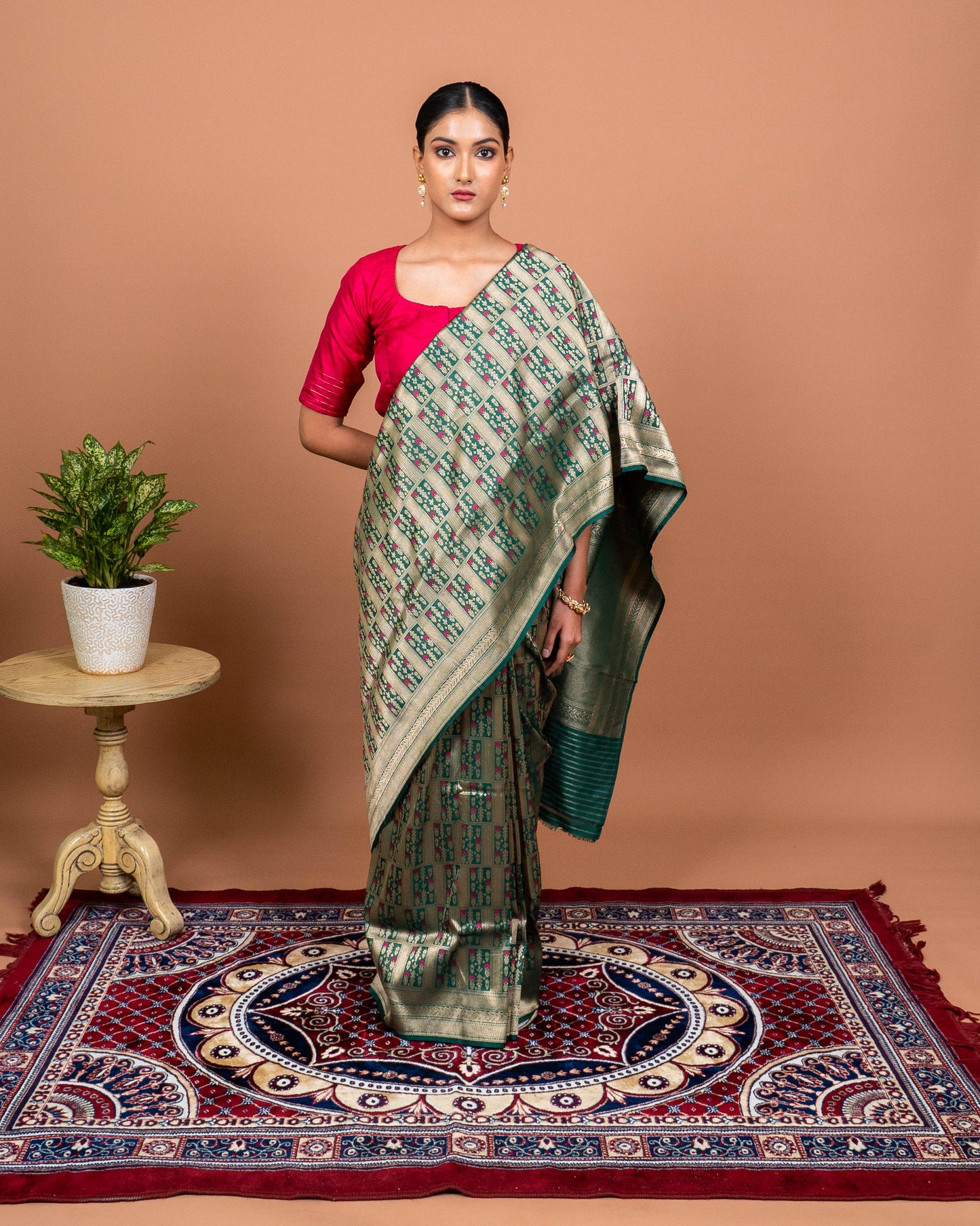 Gul Handwoven Banaras Saree
