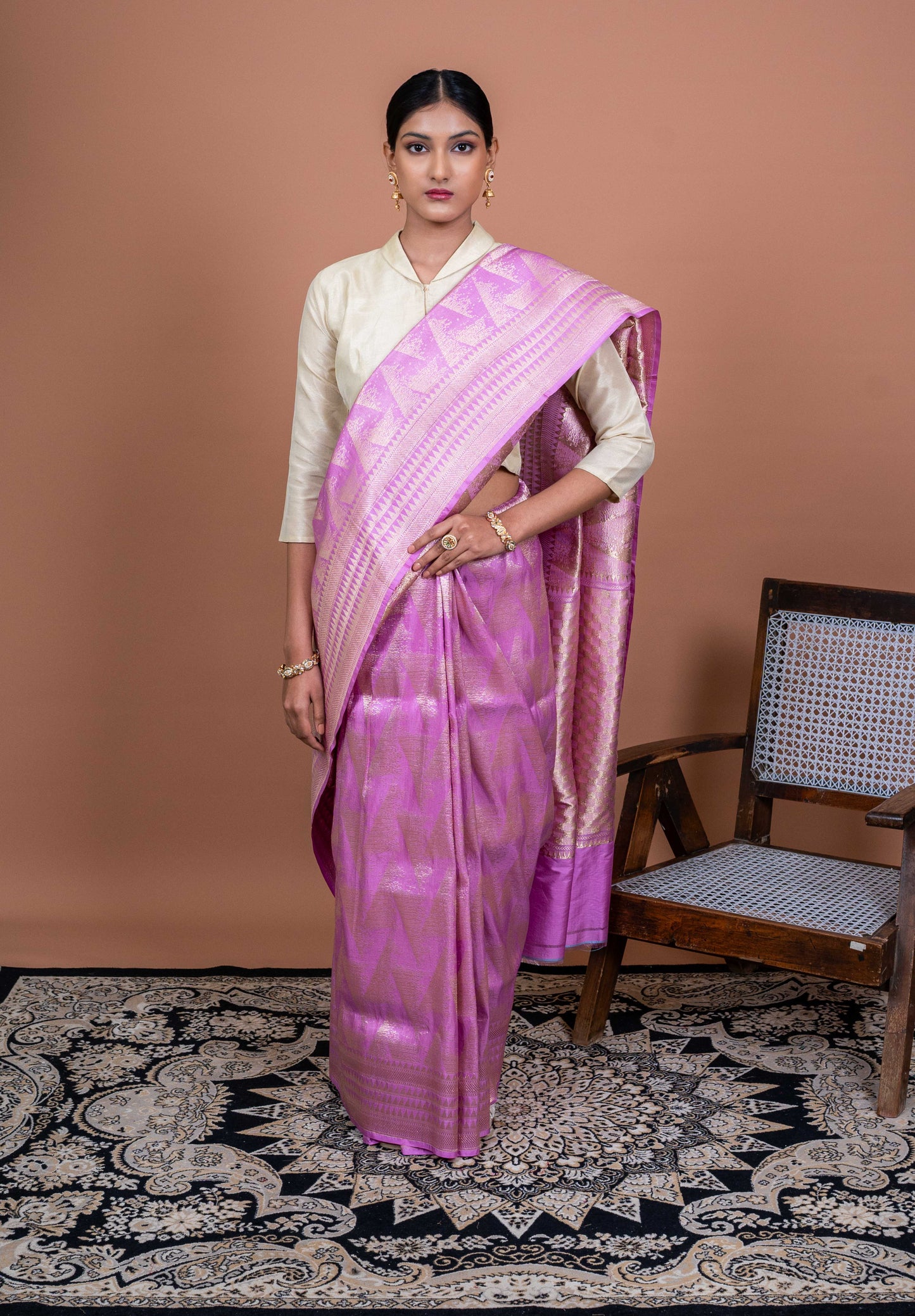 Gul Handwoven Banaras Saree