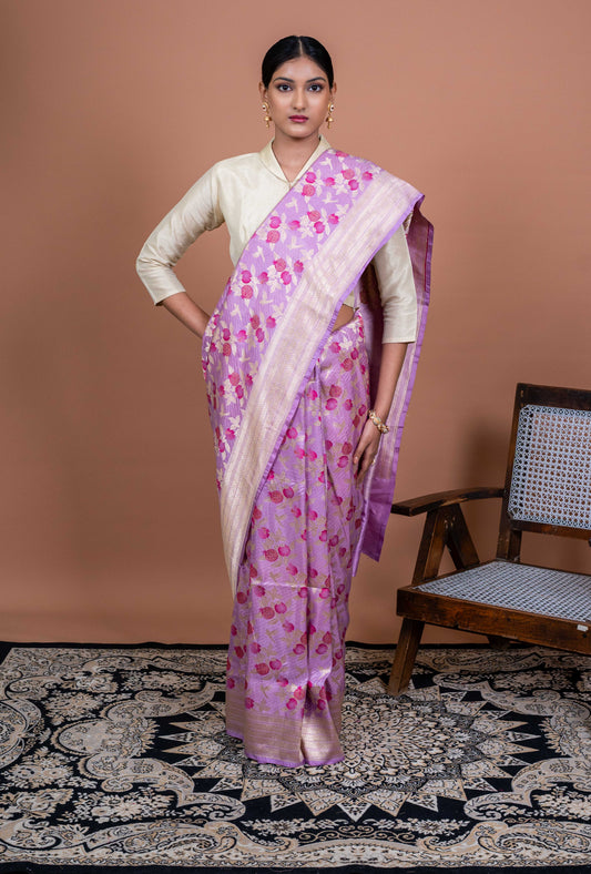 Anar Gul Handwoven Banaras Saree