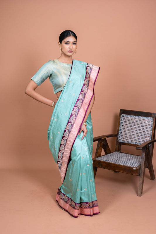 Tyani Handwoven Banaras Saree