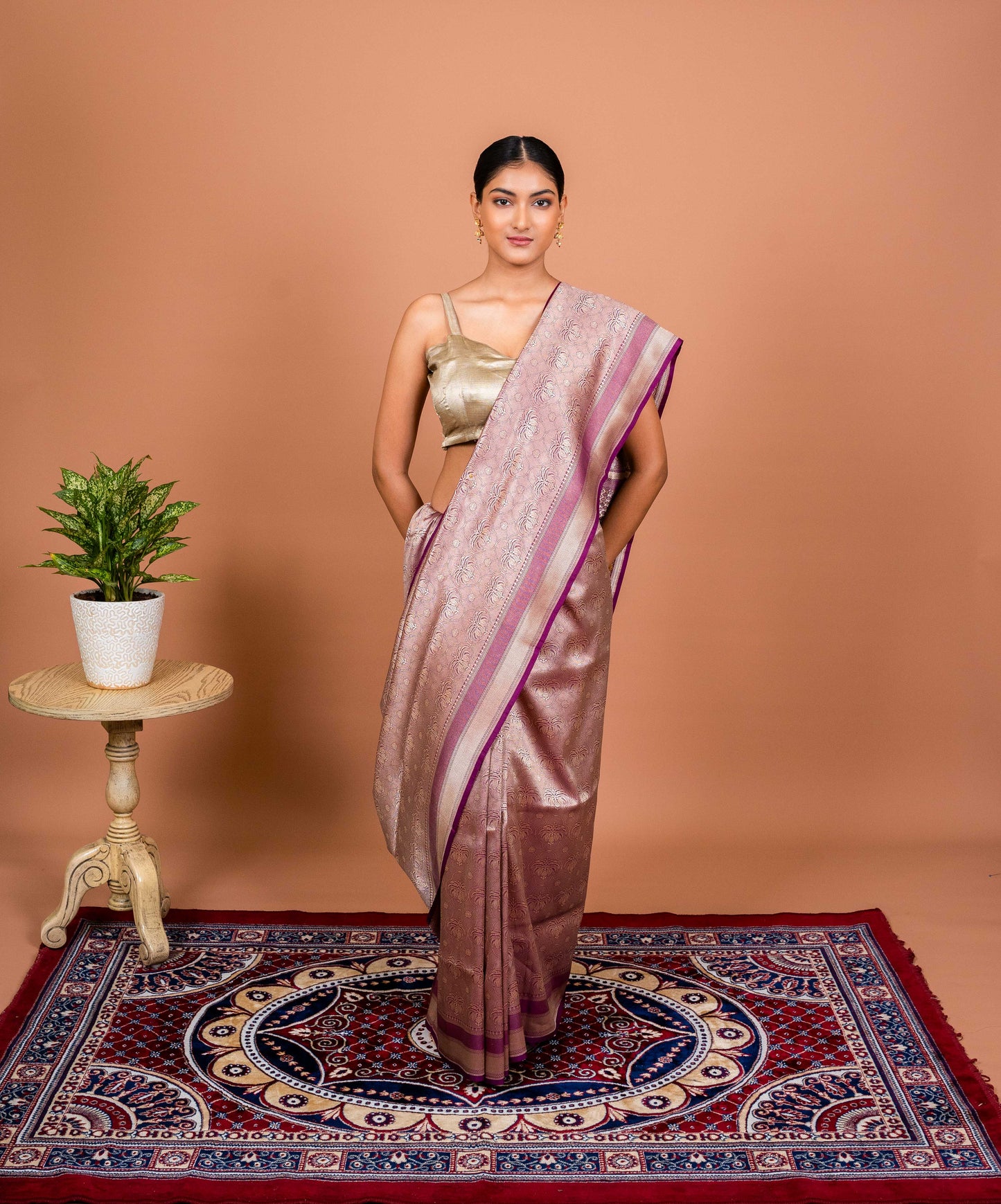 Gul Handwoven Banaras Saree