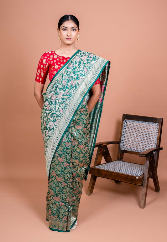 Gul Handwoven Banaras Saree