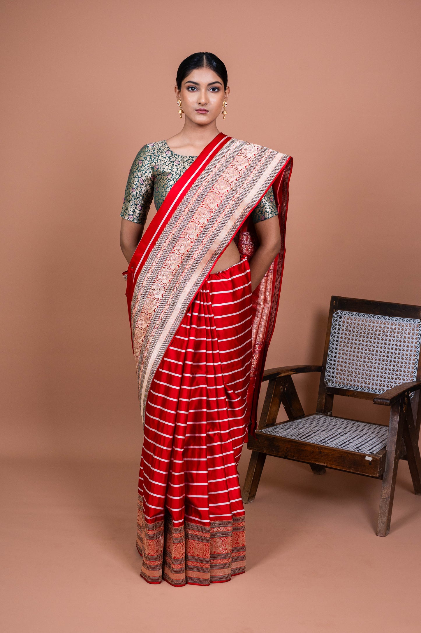 Meenakshi Handwoven Banaras Saree