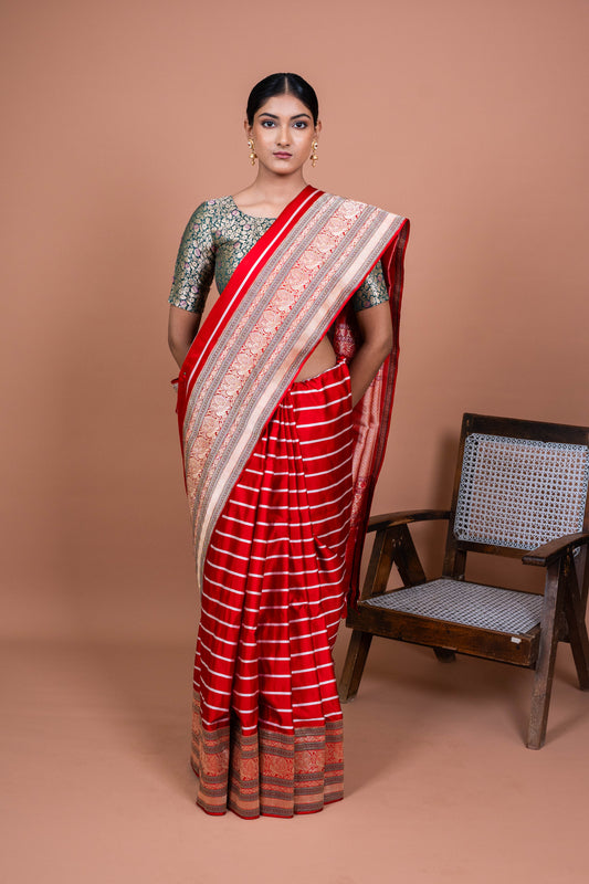 Meenakshi Handwoven Banaras Saree