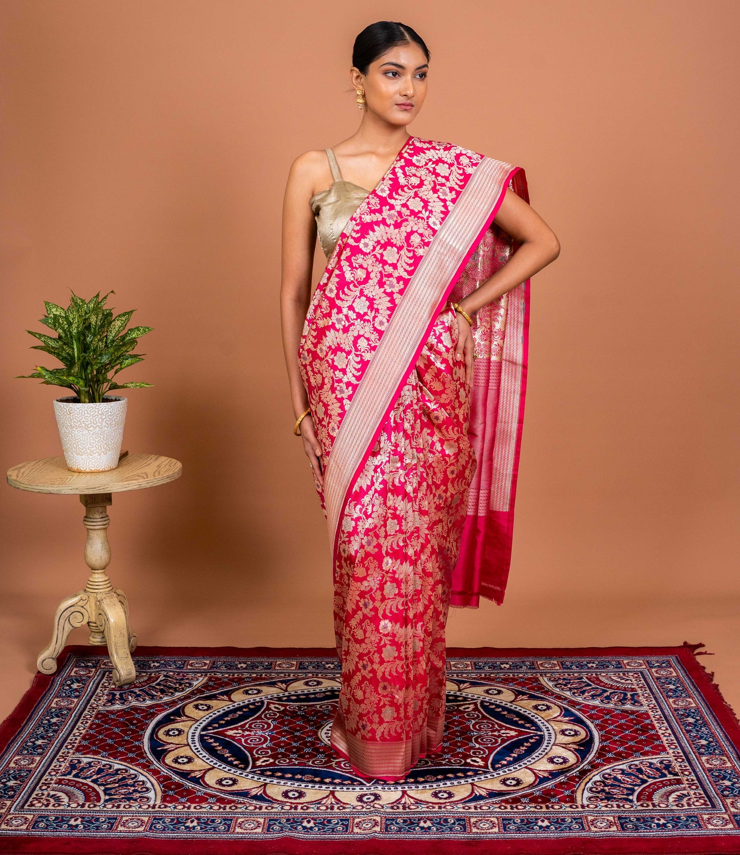 Gul Handwoven Banaras Saree