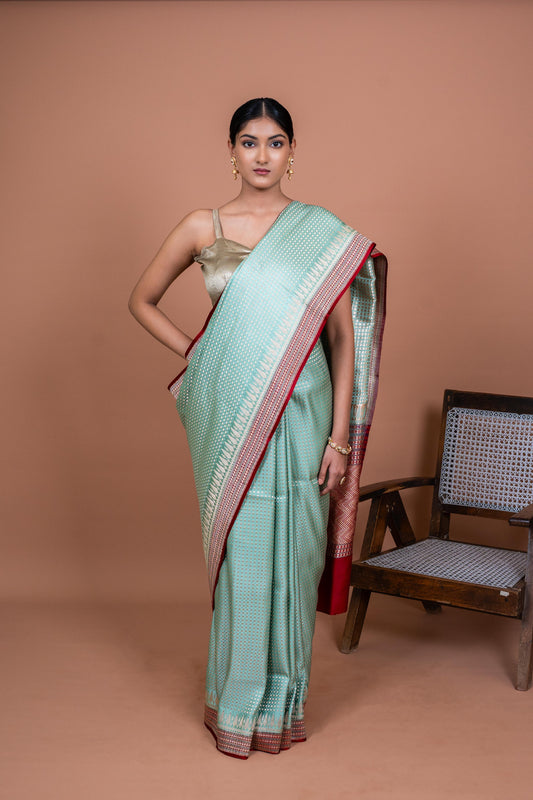 Kalmi Handwoven Banaras Saree