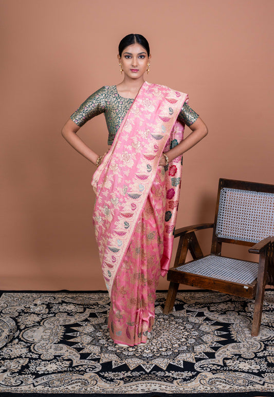 Diya Jangla Handwoven Banaras Saree