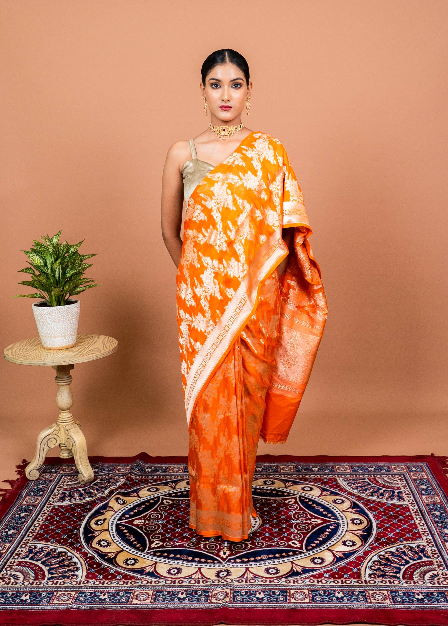 Gul Handwoven Banaras Saree