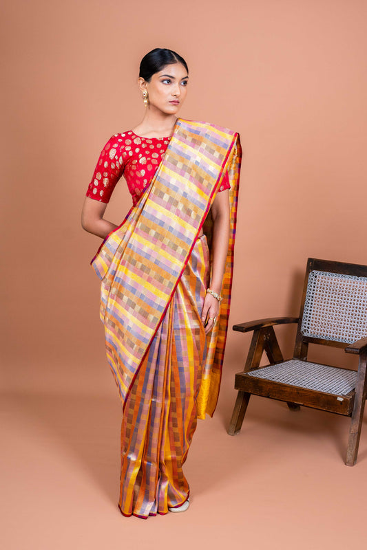 Rangeen Handwoven Banaras Saree