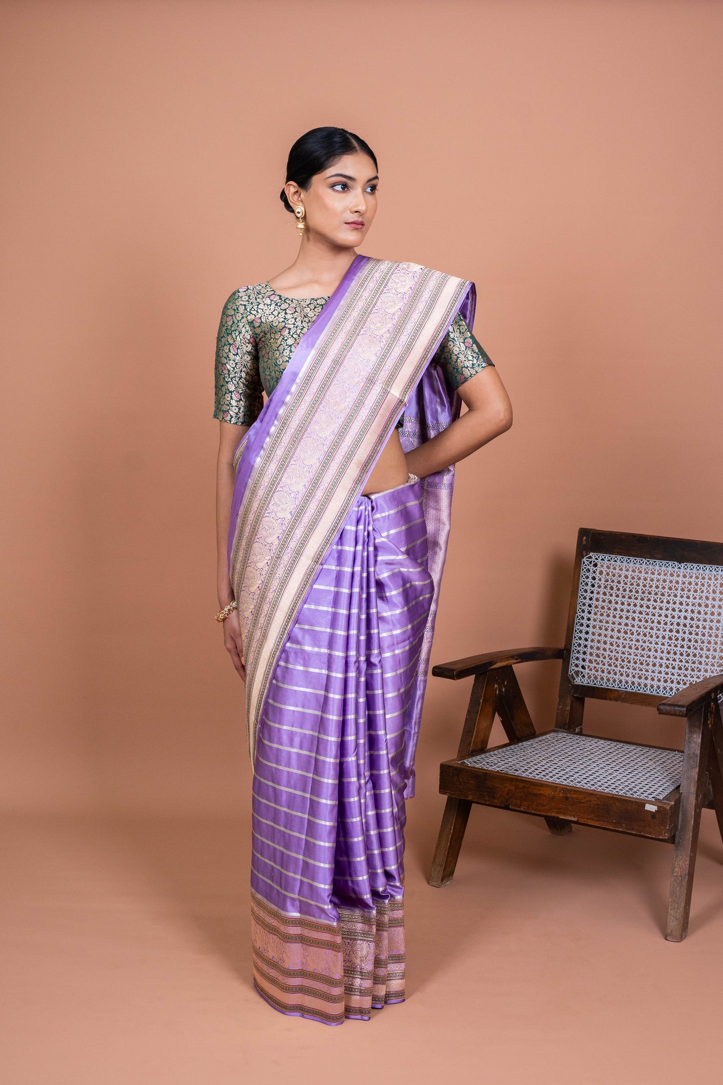Meenakshi Handwoven Banaras Saree