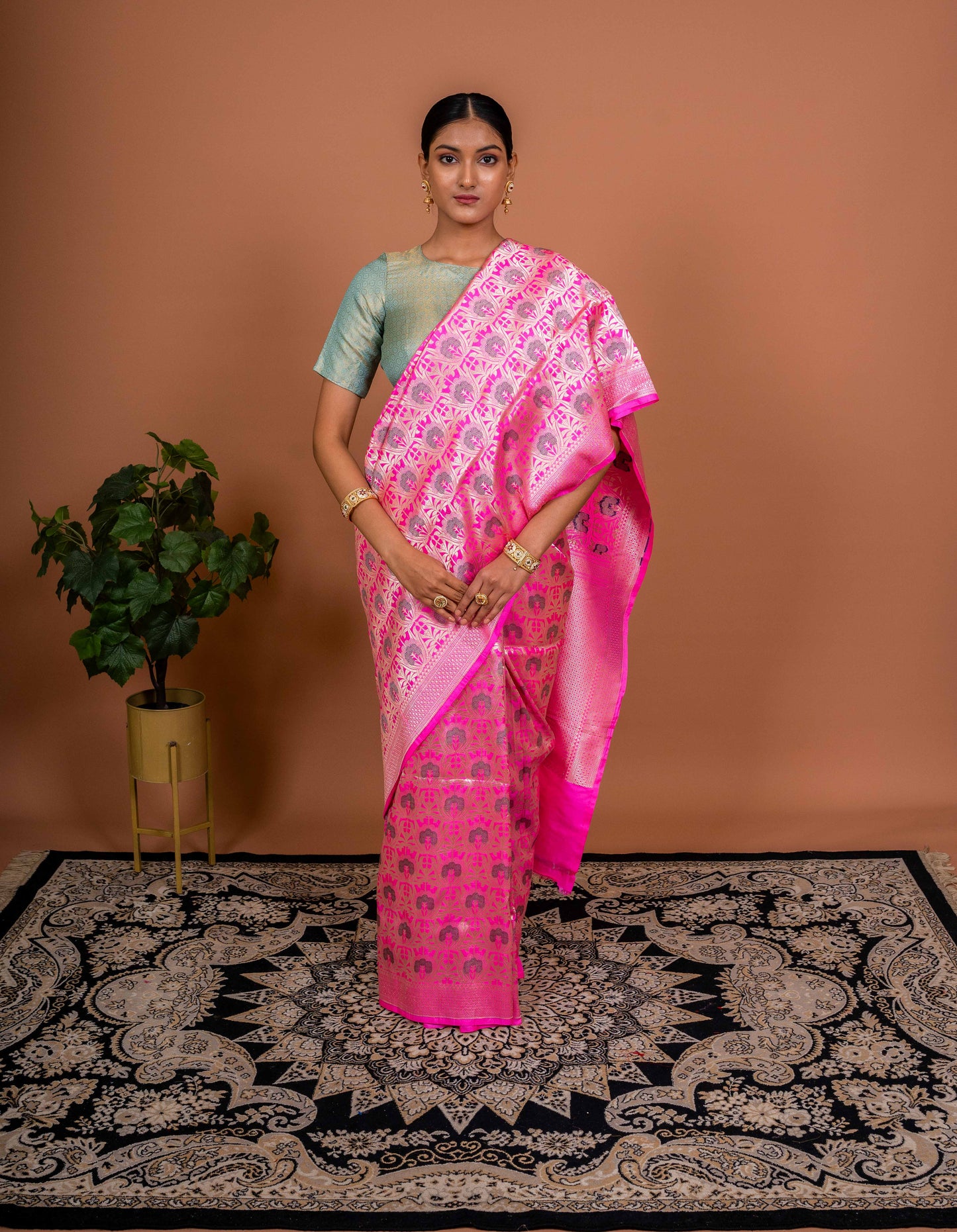Gul Handwoven Banaras Saree