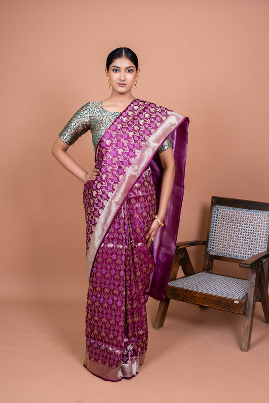 Guldhaari Handwoven Banaras Saree
