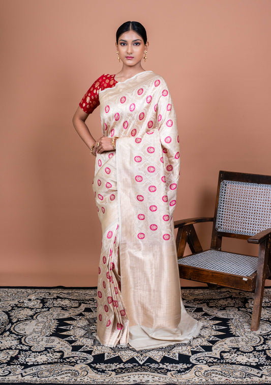 Gul Handwoven Banaras Saree