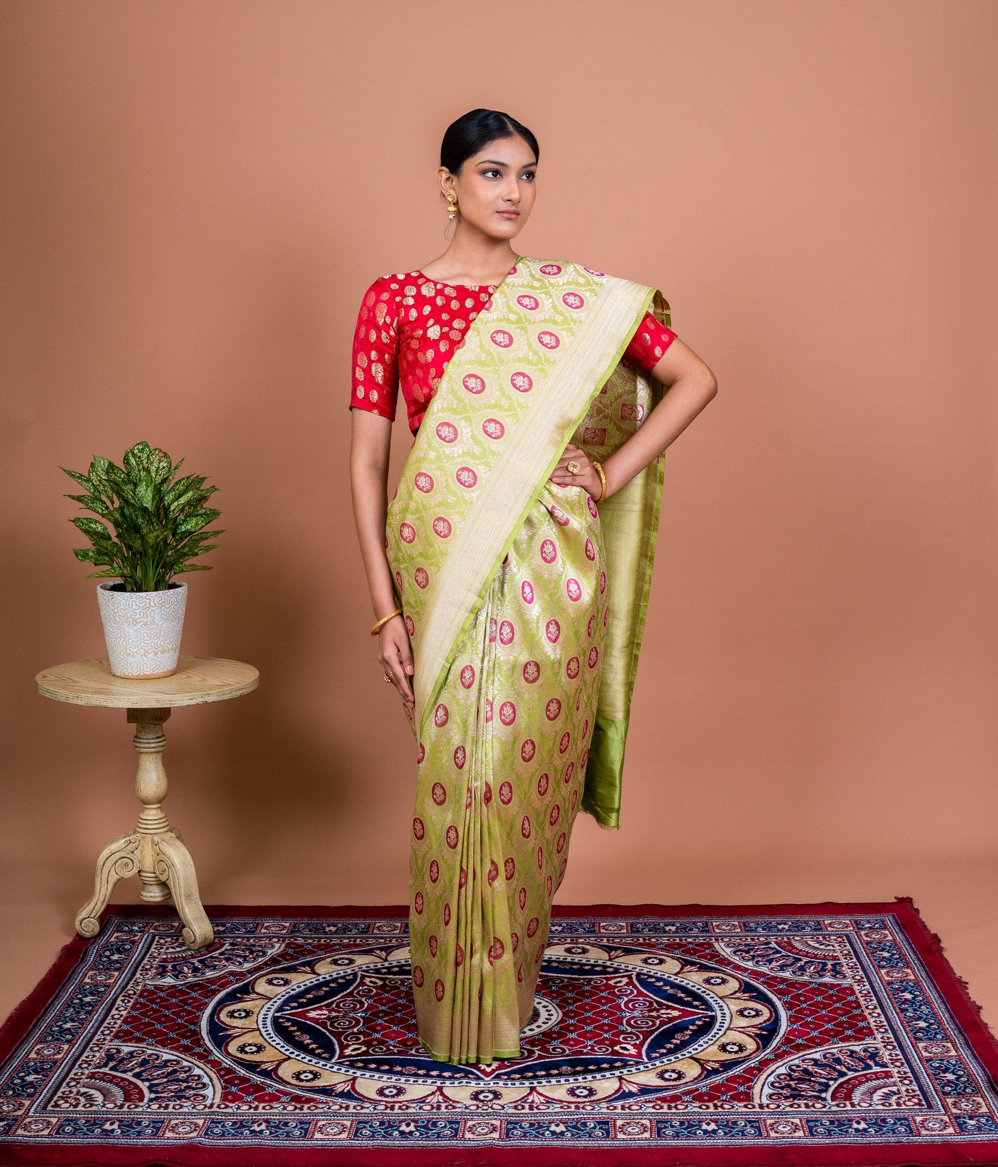 Gul Handwoven Banaras Saree
