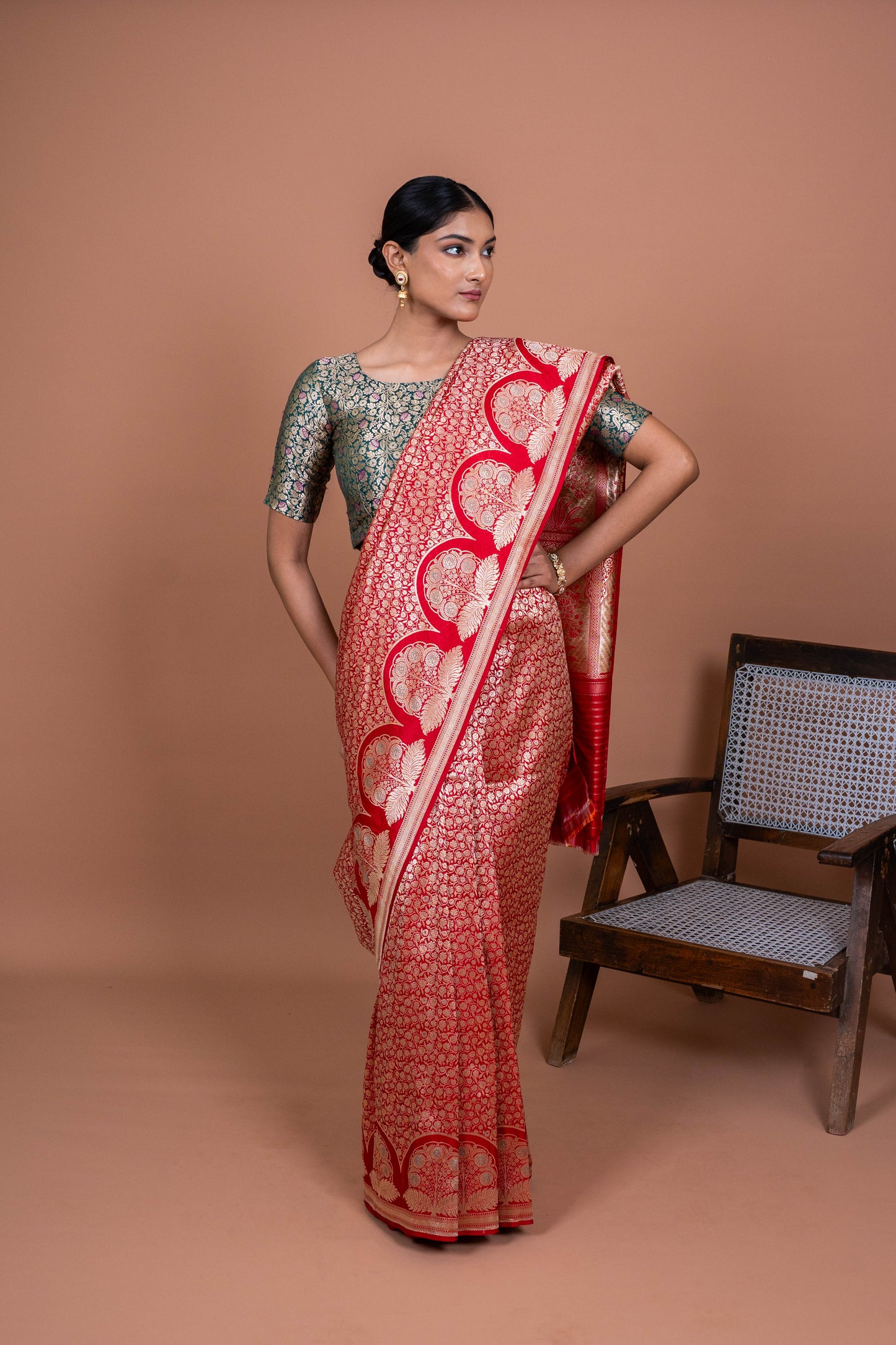 Gulbagh Handwoven Banaras Saree