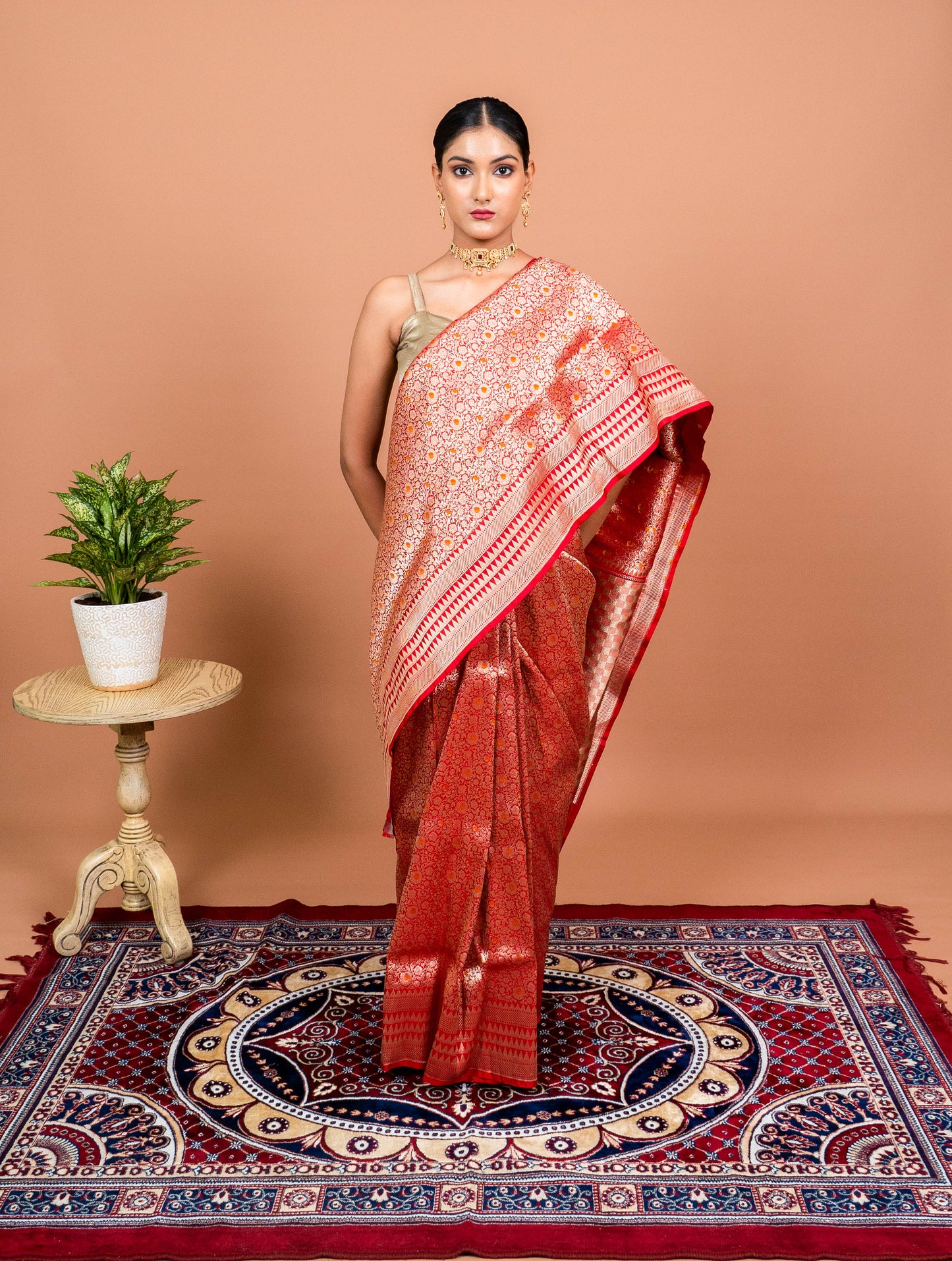 Gul Handwoven Banaras Saree