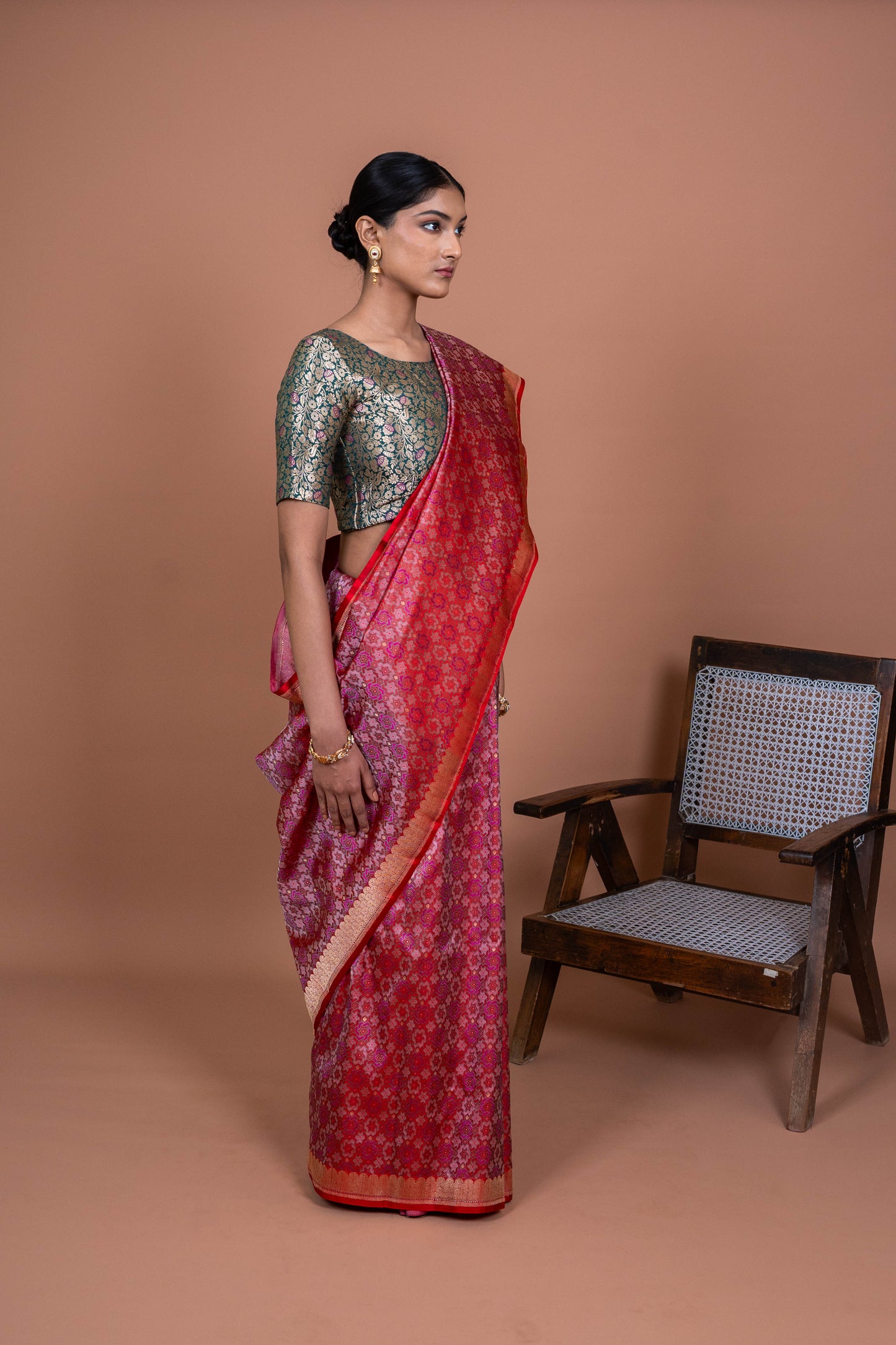 Baghaan Handwoven Banaras Saree
