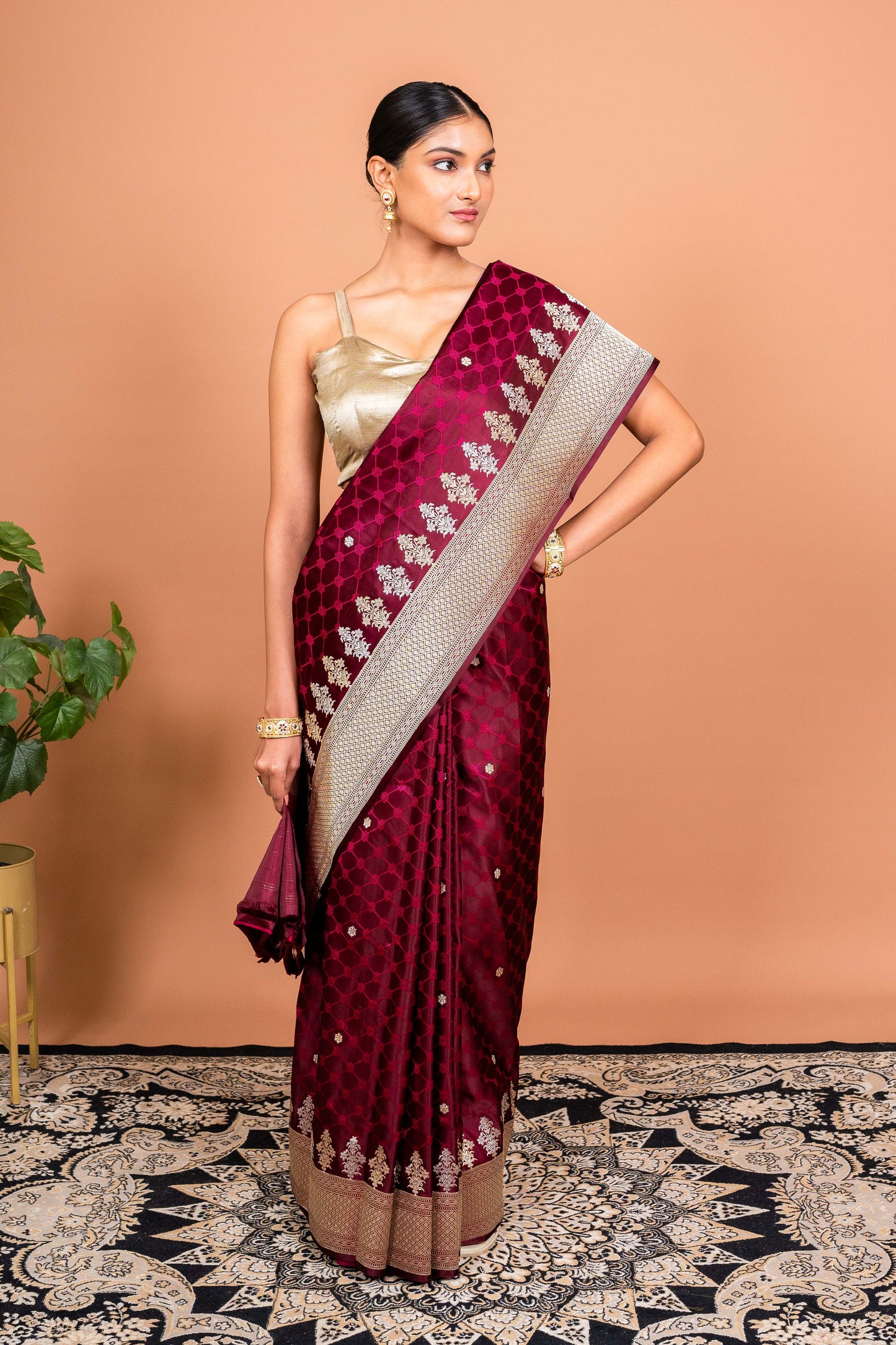 Naaz Handwoven Banaras Saree