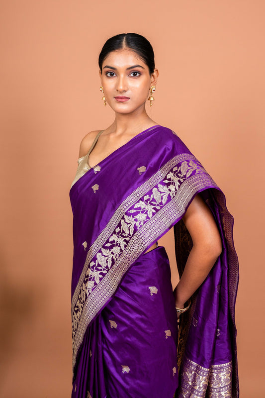 Mogra Handwoven Banaras Saree