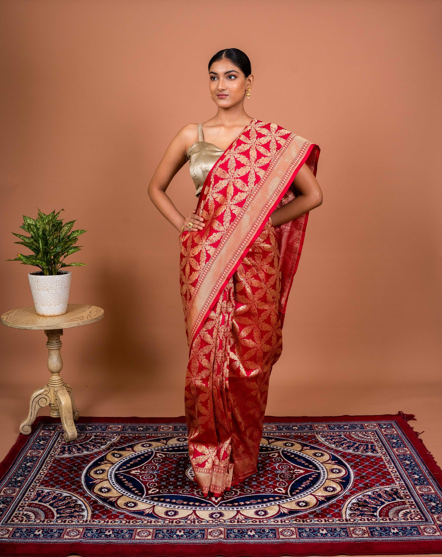 Nasreen Handwoven Banaras Saree