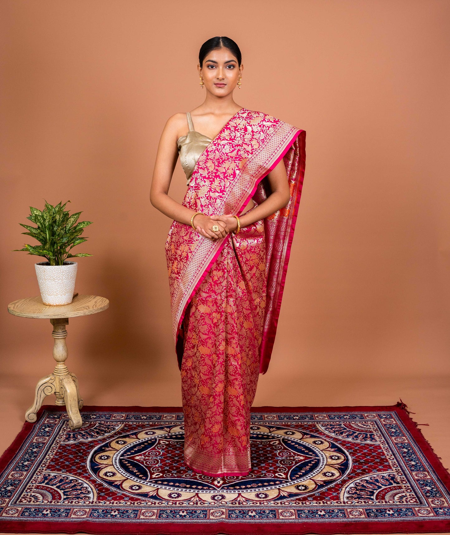 Shikar Gul Handwoven Banaras Saree