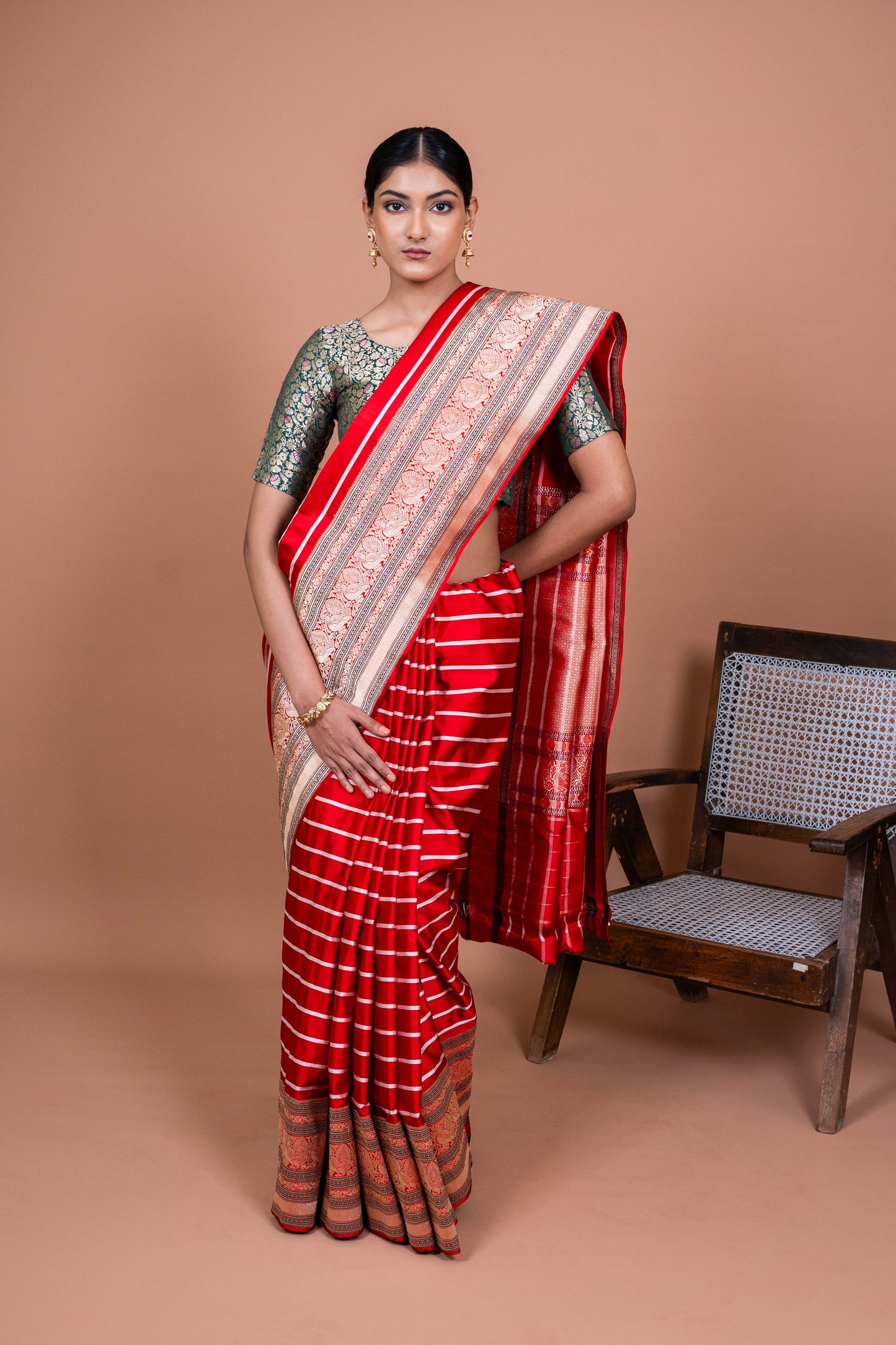 Meenakshi Handwoven Banaras Saree