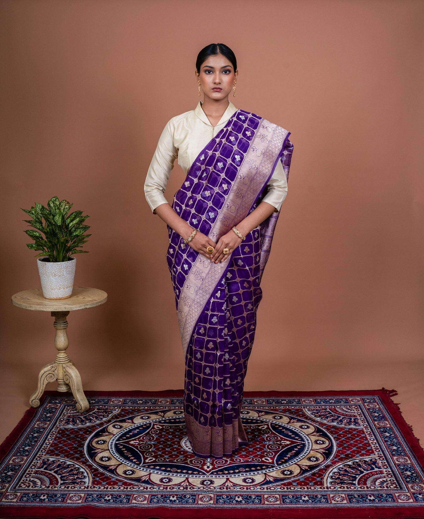 Charmukhi Handwoven Banaras Saree
