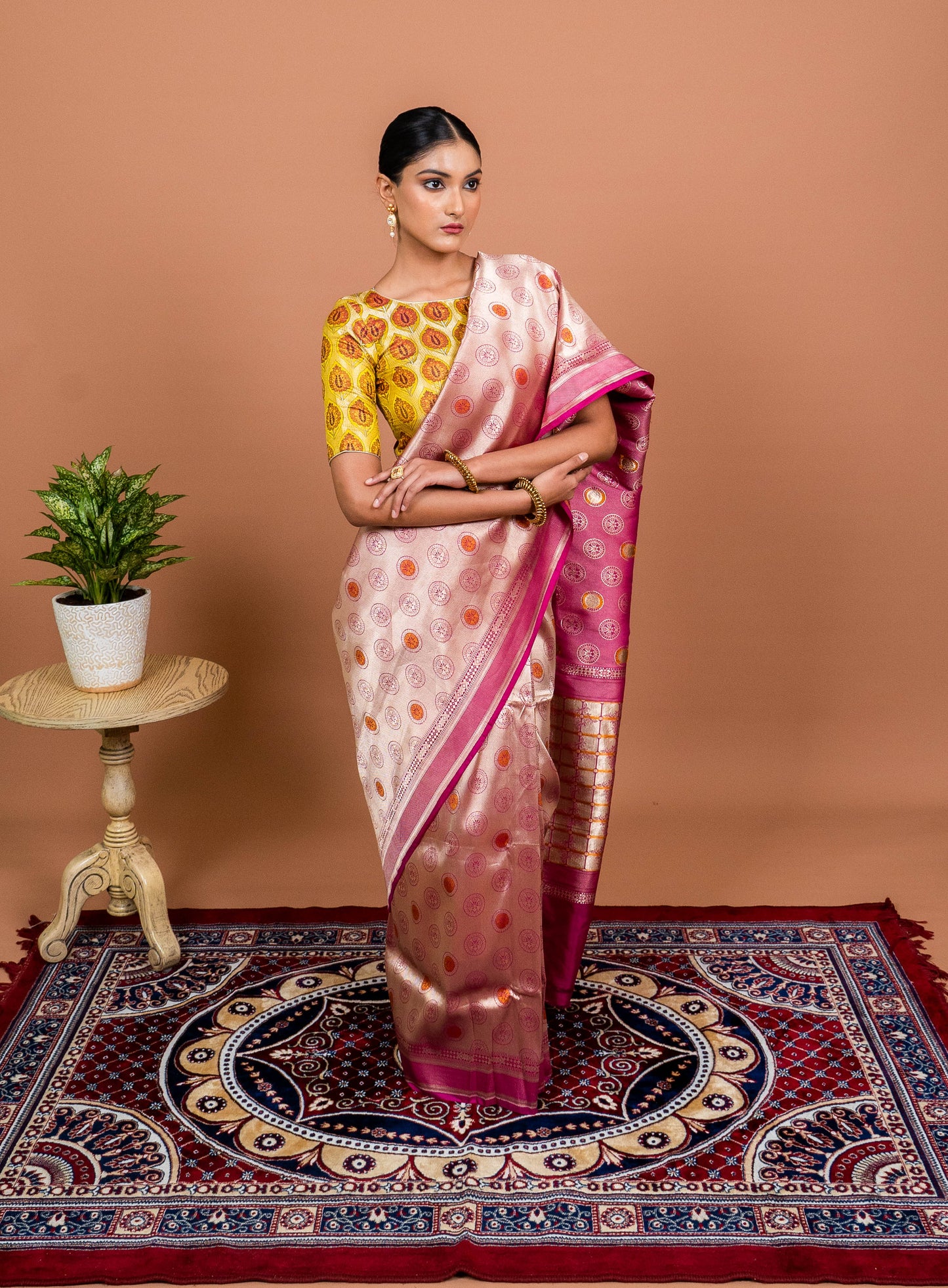 Gul Handwoven Banaras Saree