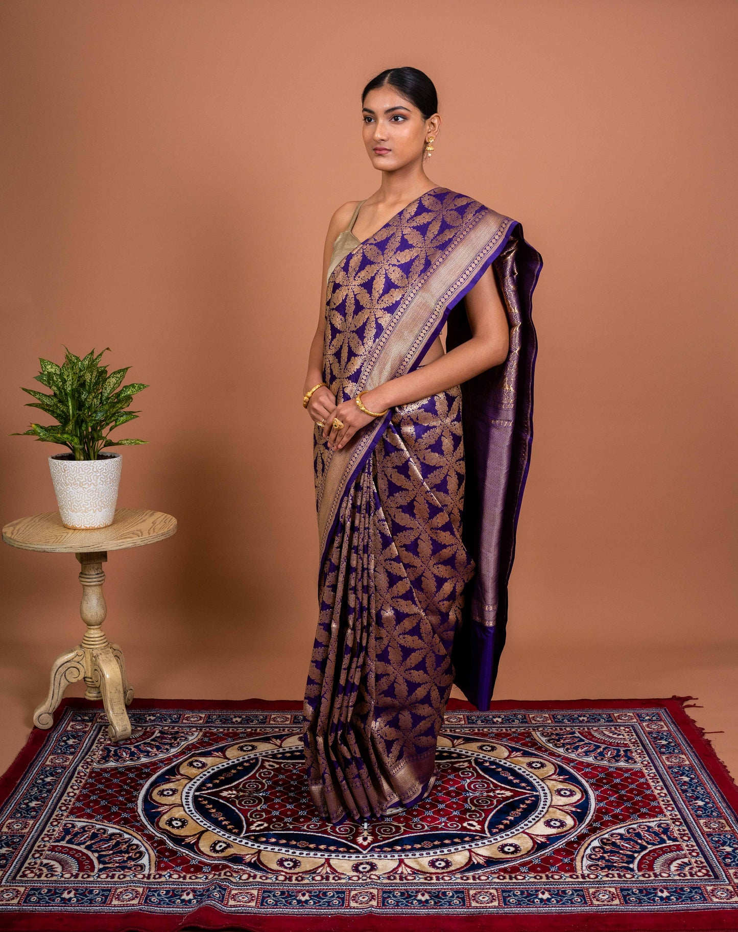 Nasreen Handwoven Banaras Saree