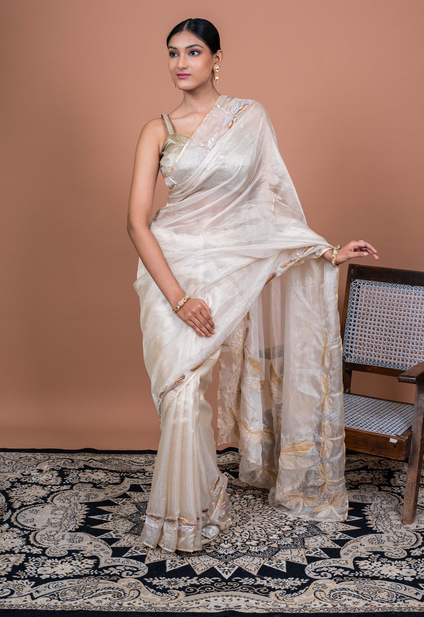 Beetle Handwoven Banaras Saree