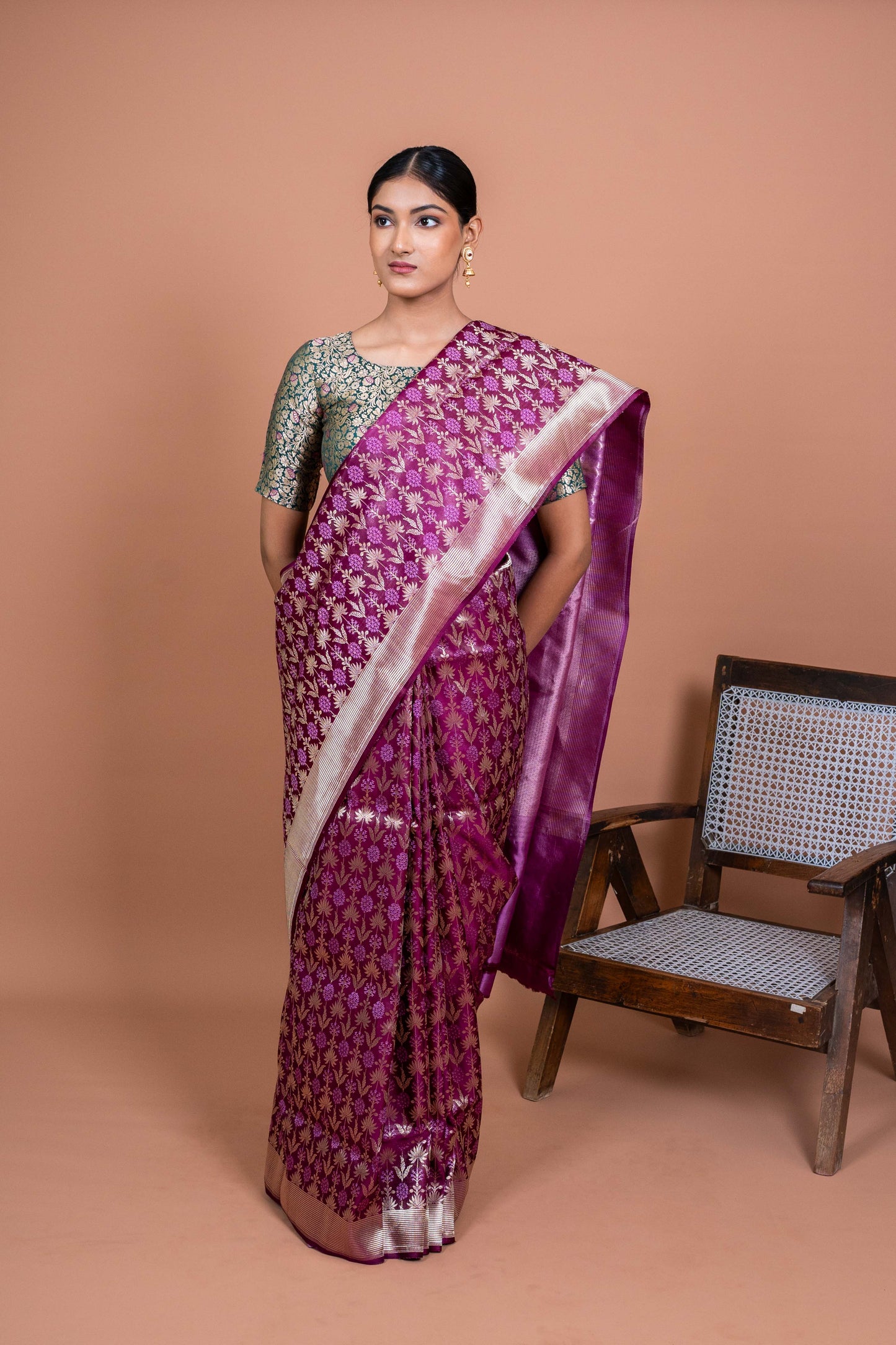 Guldhaari Handwoven Banaras Saree