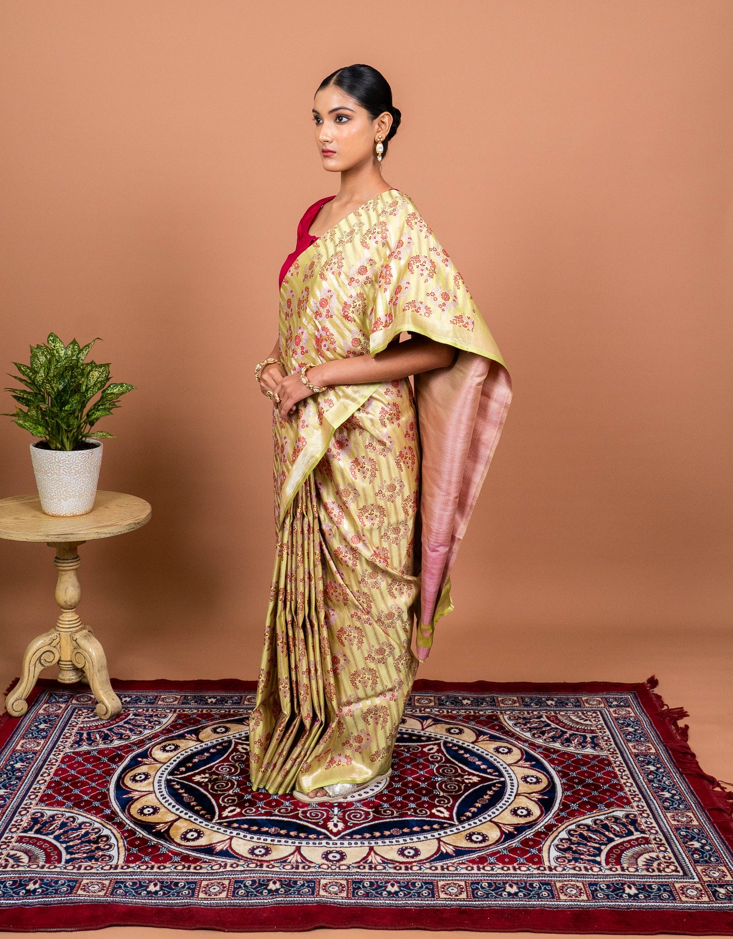 Tilfi Meenekar Handwoven Banaras Saree
