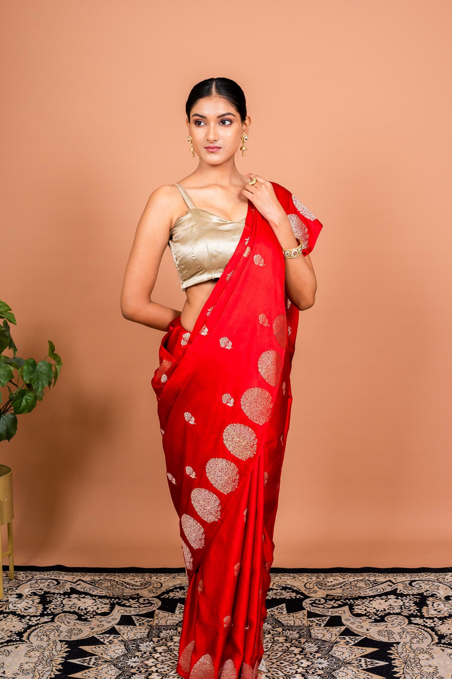 Peepal Handwoven Banaras Saree