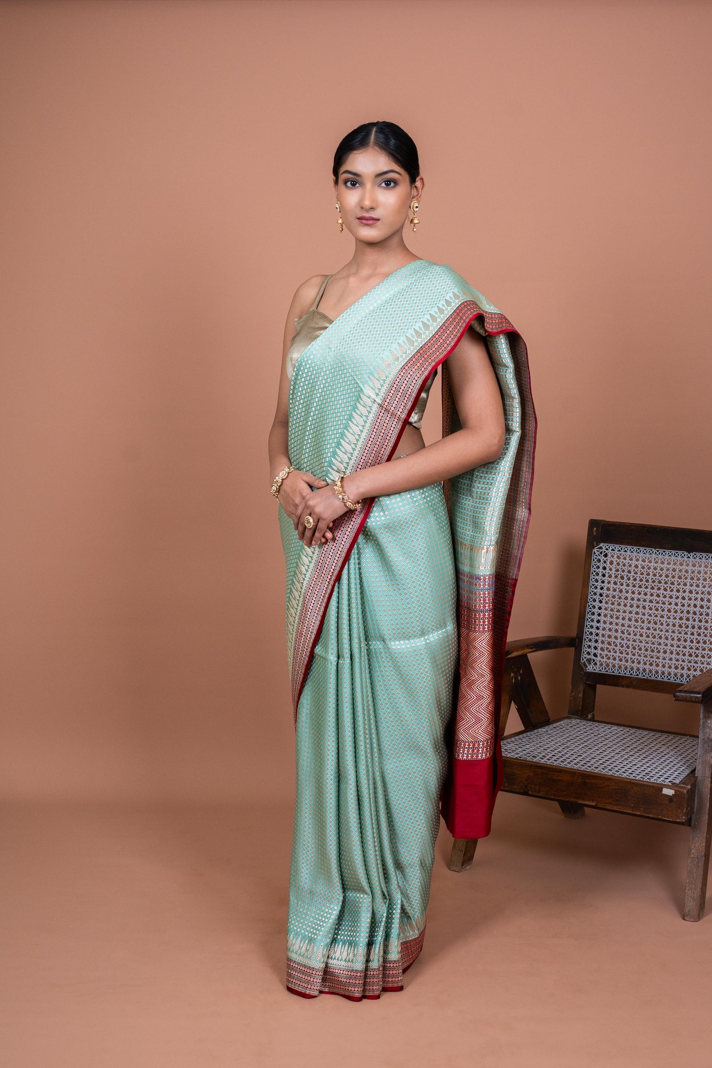 Kalmi Handwoven Banaras Saree