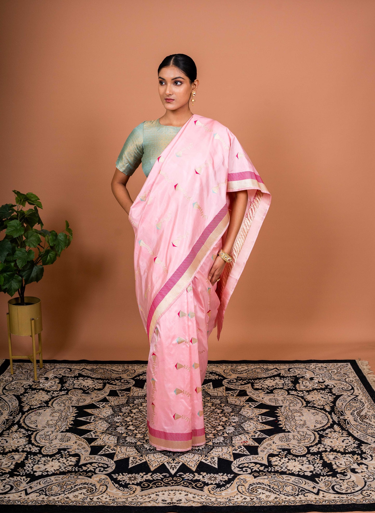 Patang Handwoven Banaras Saree