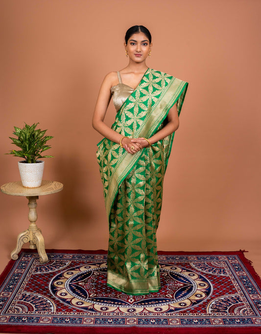 Nasreen Handwoven Banaras Saree